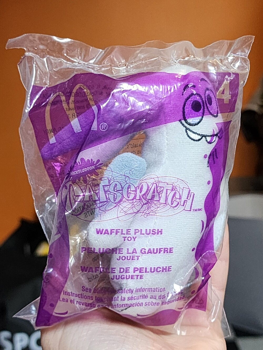 McDonalds 2007 NWT Catscratch Plush - Waffle